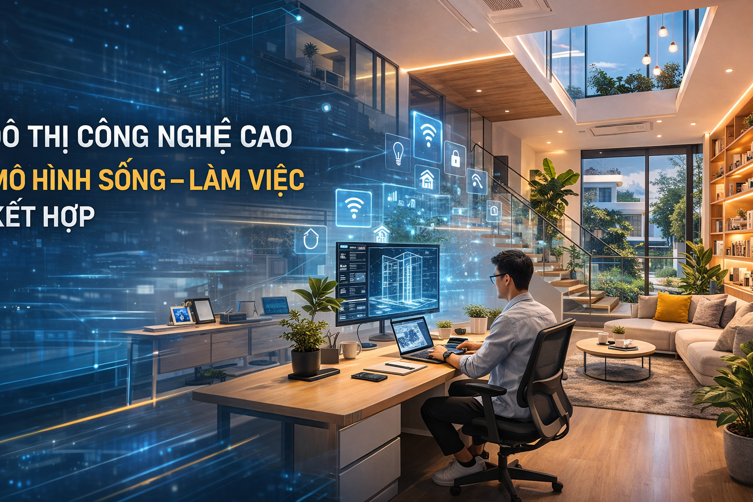 Đô thị công nghệ cao – Mô hình sống & làm việc kết hợp